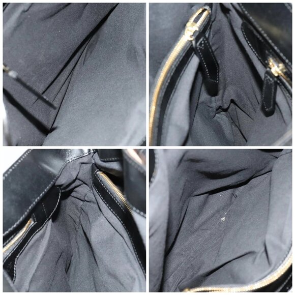 BURBERRY Nova Check Shoulder Bag Canvas 2way Beige Gold Auth 120971 - Picture 16 of 16